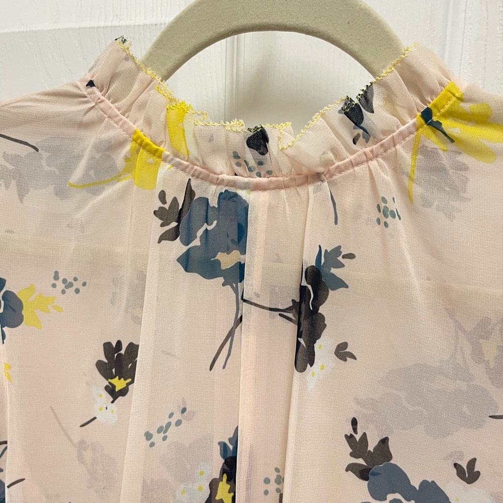 Self Portrait Pink Floral Blouse - Picture 9 of 14